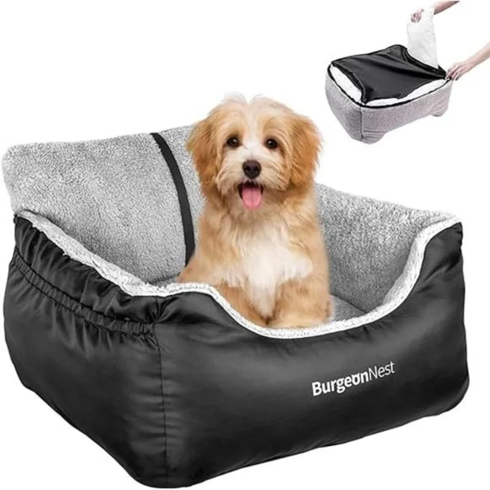 Dog Car Seat for Small Dogs, Fully Detachable and Washable Dog Carseats Small